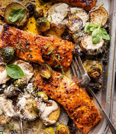 Lemon Tahini Salmon