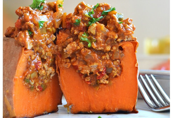 Curry Butter Chicken with Sweet Potatoes