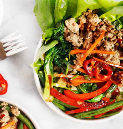 Turkey Thai Lettuce Wraps